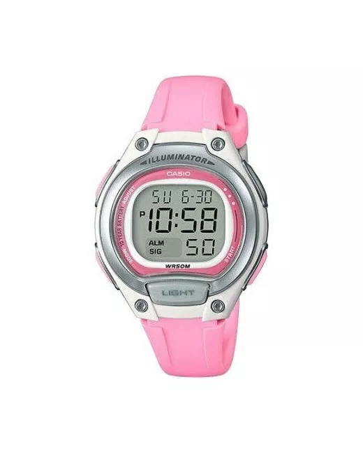 Casio Японские наручные часы Collection LW-203-4A с хронографом цвет ...