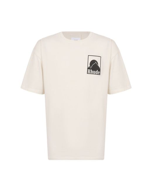 Rhude Хлопковая футболка