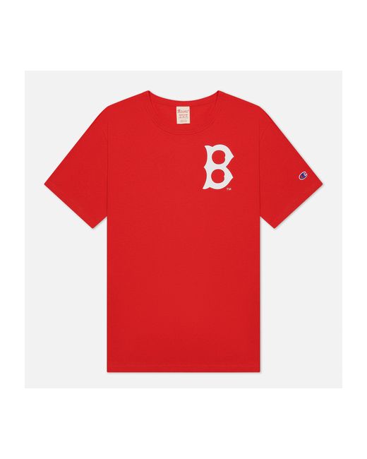 Champion Reverse Weave Мужская футболка Boston Red Sox Crew Neck цвет размер