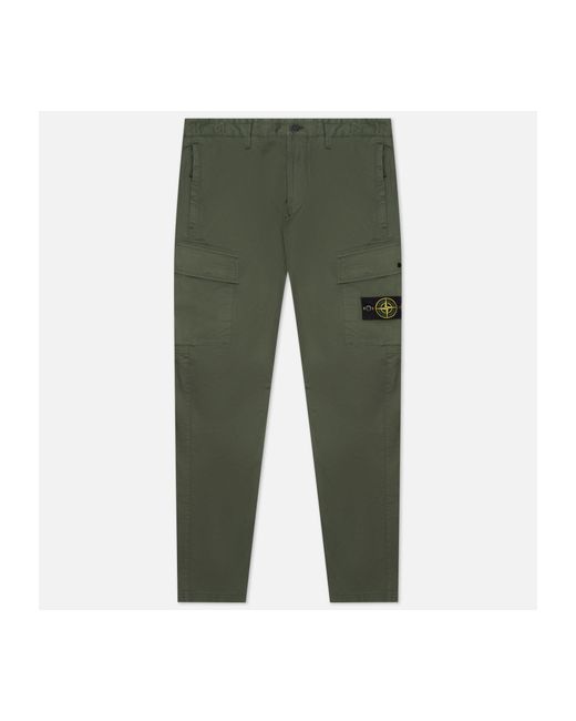 Stone Island брюки Stretch Cotton Gabardine Regular Tapered Fit цвет размер
