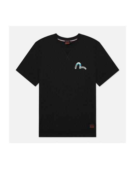 Evisu Мужская футболка Heritage Dragon Mountain Fuji Daicock Printed цвет размер