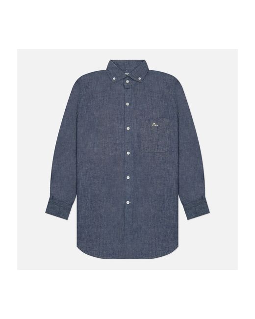 Evisu Мужская рубашка Barcelona Wide Spread Button-Down размер S