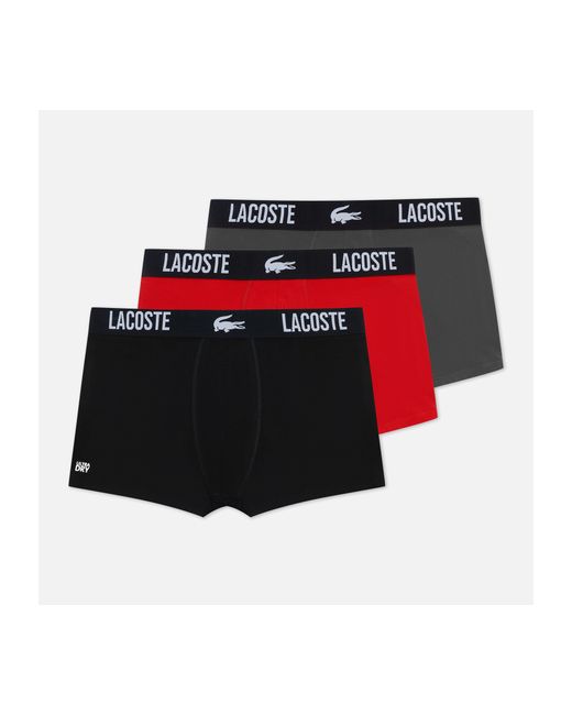 Lacoste Комплект мужских трусов Underwear 3-Pack Classic Trunk размер XL