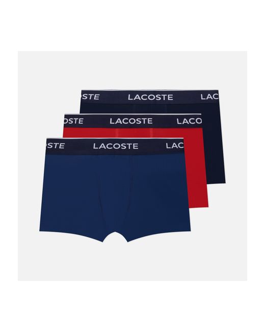 Lacoste Комплект мужских трусов Underwear 3-Pack Casual Trunk размер S
