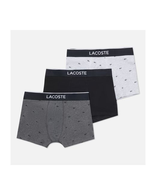 Lacoste Комплект мужских трусов Underwear 3-Pack Casual Signature Boxer размер XXL