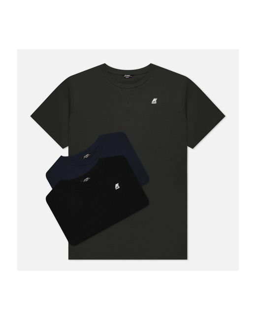 K-Way Комплект мужских футболок Edwing 3-Pack размер S