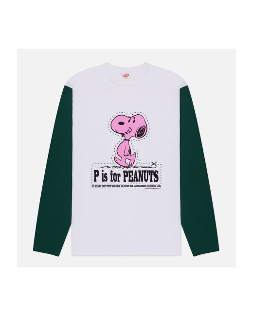 Tsptr Мужской лонгслив x Peanuts P Is For размер