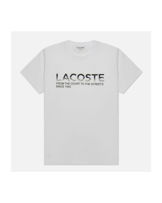 Lacoste Мужская футболка Regular Fit Branded Print размер