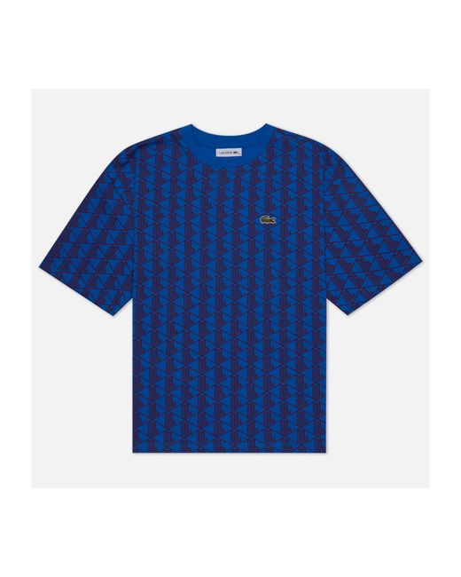 Lacoste Женская футболка Contrast Collar Monogram размер
