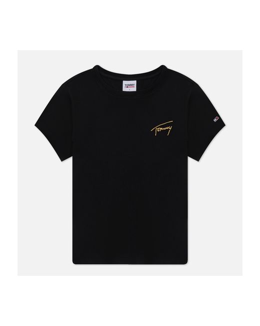 Tommy Jeans Женская футболка Gold Signature размер