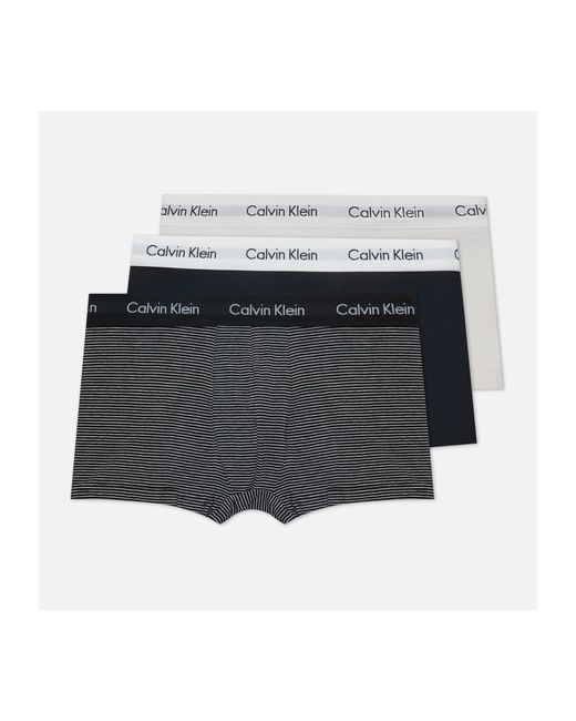 Calvin Klein Комплект мужских трусов 3-Pack Low Rise Trunk размер