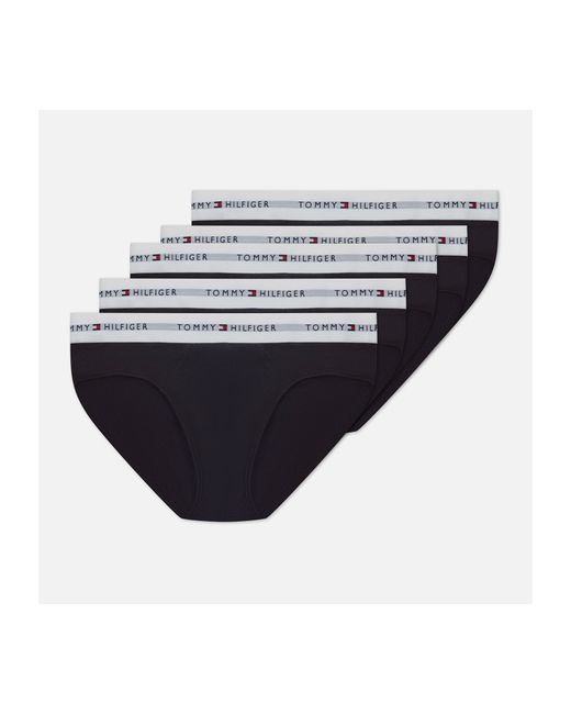 Tommy Hilfiger Underwear Комплект мужских трусов 5-Pack Essential Logo Waistband Briefs размер
