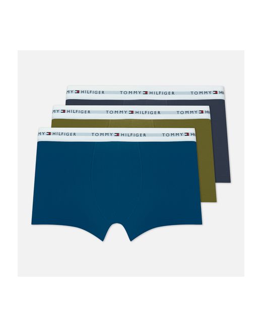 Tommy Hilfiger Underwear Комплект мужских трусов 3-Pack Essential Logo Waistband Trunks размер