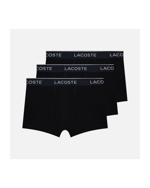 Lacoste Комплект мужских трусов Underwear 3-Pack Casual Trunk размер
