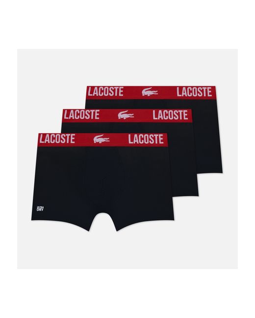 Lacoste Underwear Комплект мужских трусов 3-Pack Microfiber Boxer Brief размер