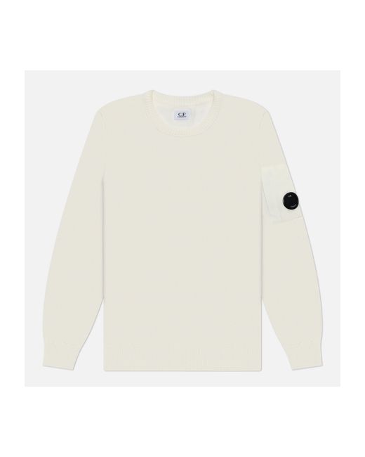 C.P. Company свитер Cotton Crepe Crew Neck Lens Knit размер