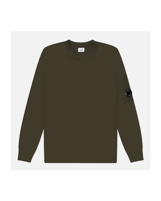C.P. Company свитер Cotton Crepe Crew Neck Lens Knit размер