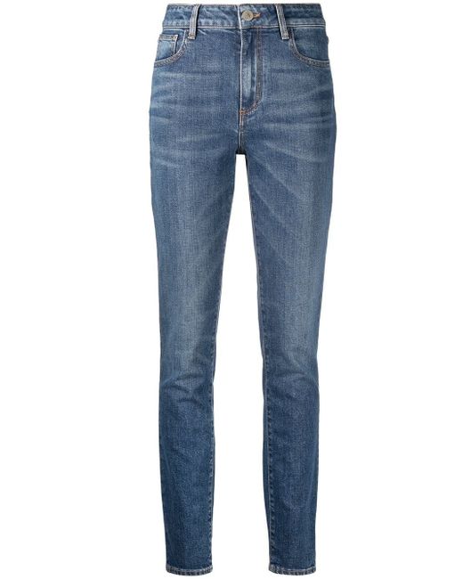 The Attico узкие джинсы с завышенной талией