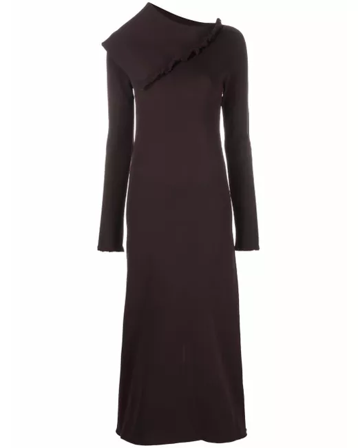 Jil Sander платье макси асимметричного кроя
