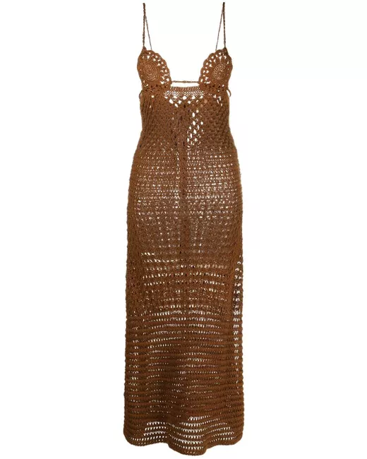Alanui Mother Nature crochet dress