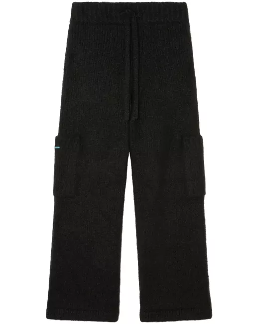 Alanui finest rib-knitted trousers
