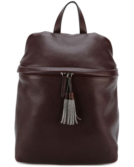 Brunello Cucinelli рюкзак с подвеской-кисточкой