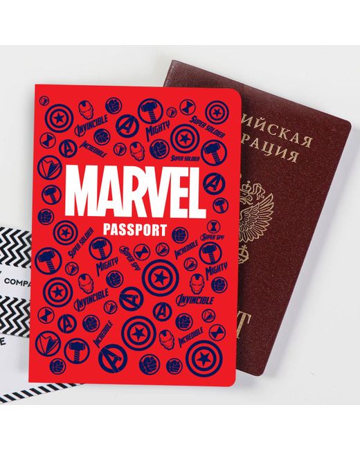 Marvel Паспортная обложка мстители