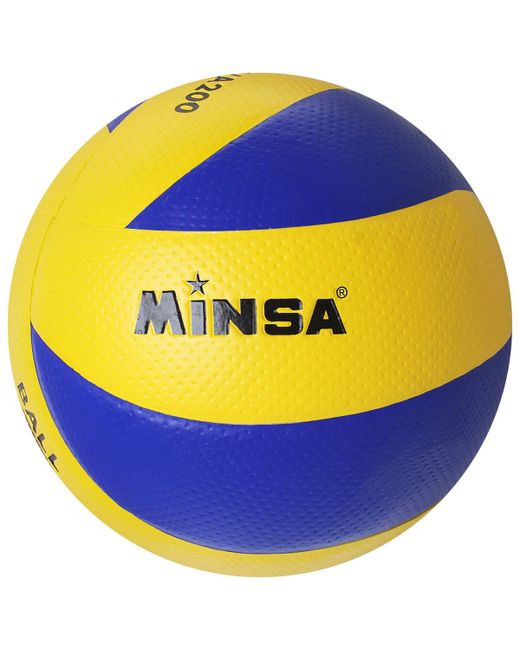 Minsa Мяч волейбольный pu клееный 18 панелей размер 5 280 г