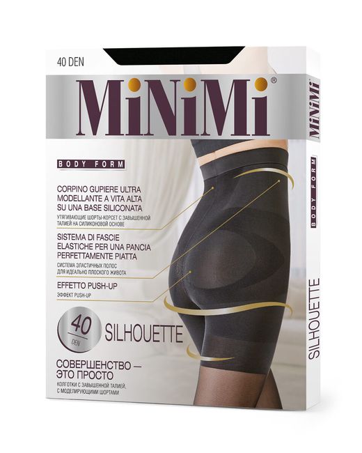 Minimi Mini silhouette 40/140 высокая утяжка шорты nero