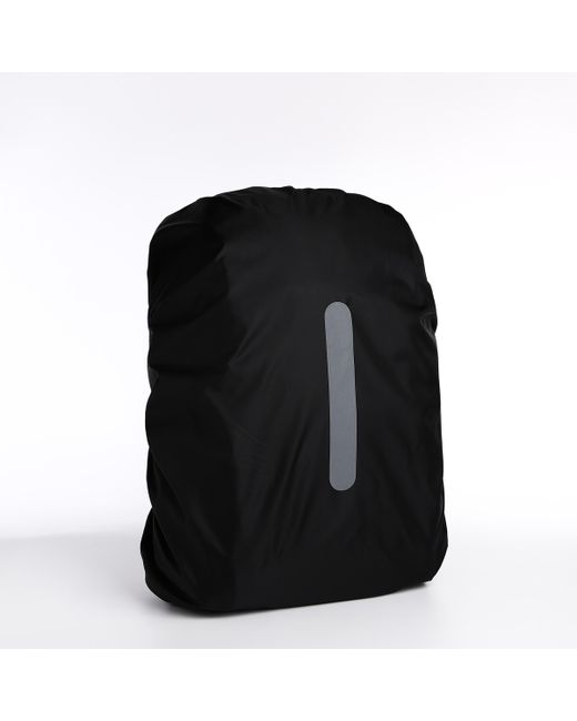 Nobrand Чехол на рюкзак водоотталкивающий 321852 см 45 л со светотраж. полосой черный