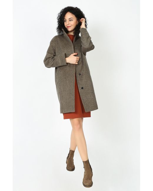 Glam casual Пальто коричневое