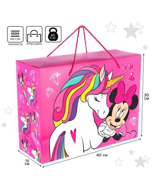 Disney Пакет-коробка 40 х 30 15 см