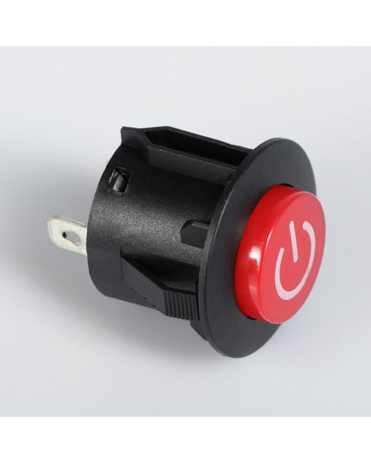 Nobrand Выключатель кнопочный с подсветкой фиксацией