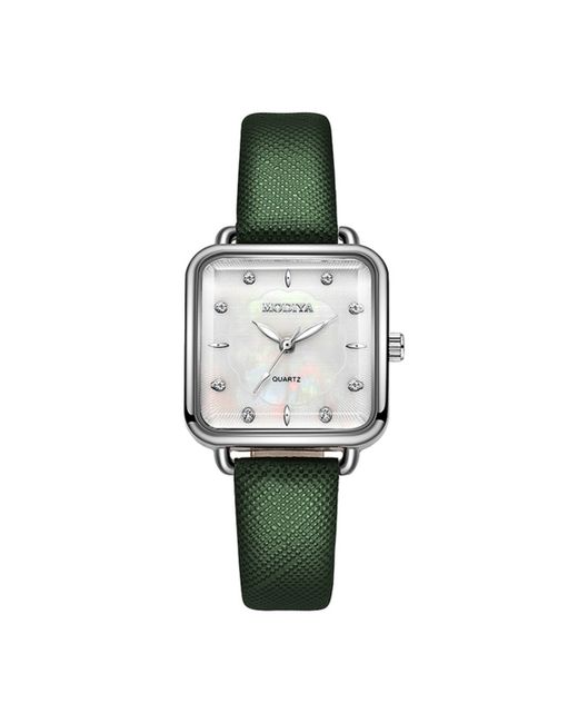 Nobrand Часы наручные 2.8 х см зеленый ремешок