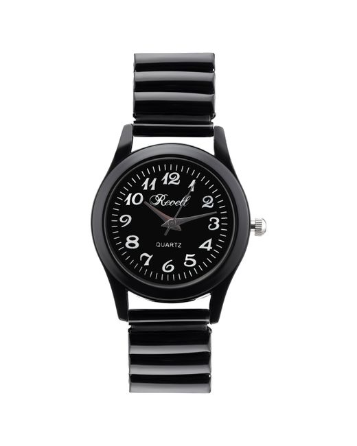 Nobrand Часы наручные d-2.8 см ремешок металл черные