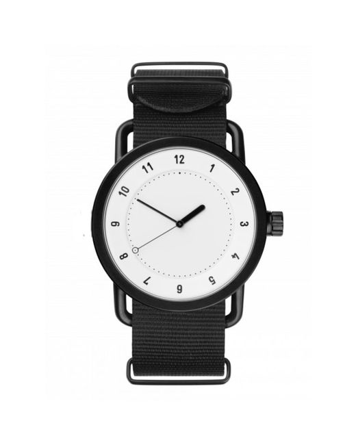 Nobrand Часы наручные d-4 см черные с белым циферблатом