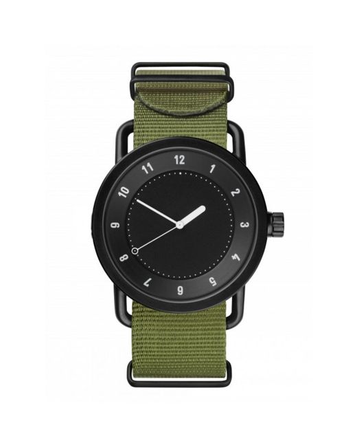 Nobrand Часы наручные d-4 см зеленые с черным циферблатом