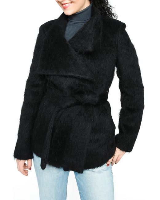 Glam casual Пальто черное