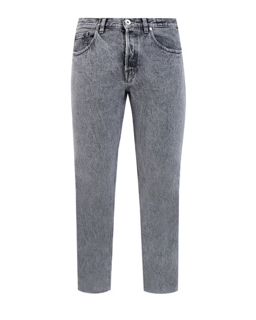Eleventy Окрашенные вручную джинсы-slim с литой фурнитурой