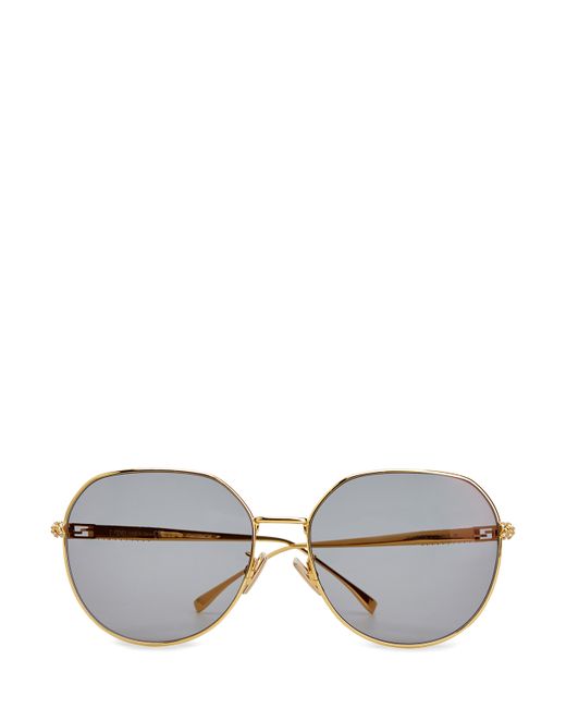 FENDI (sunglasses) Очки-авиаторы с кристаллами Swarovski и литой символикой