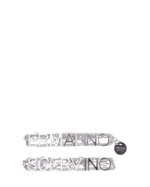 Ermanno Scervino браслет в стиле грандж с монограммой бренда
