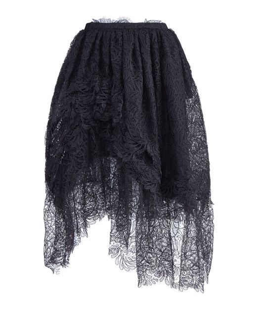 Ermanno Scervino Многослойная кружевная юбка в стиле 80-х