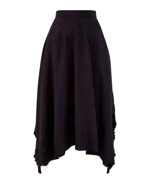 Stella Mccartney Шелковая юбка Ashlyn с асимметричным подолом