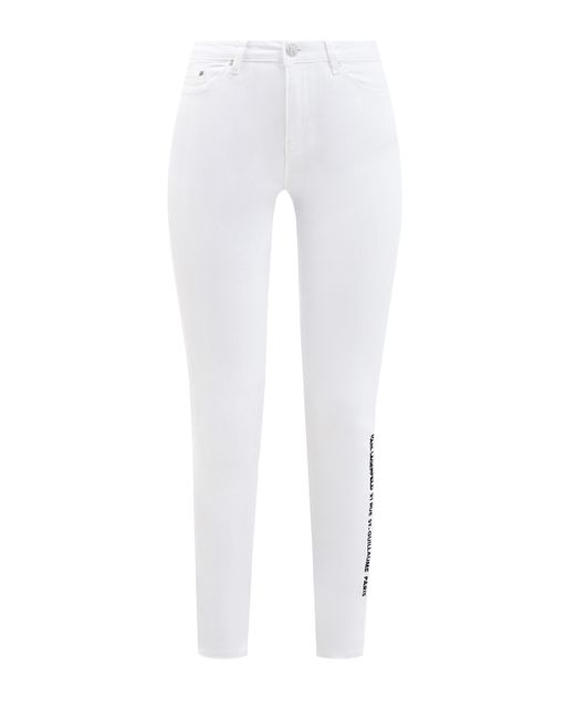 Karl Lagerfeld джинсы-skinny с принтом Rue St-Guillaume