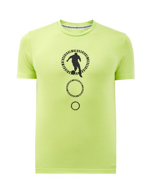 Bikkembergs Яркая футболка из джерси с логотипом Soccer