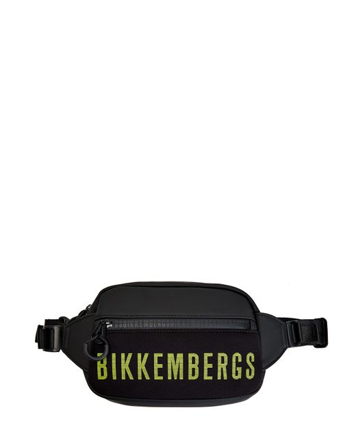 Bikkembergs Поясная сумка из матового нейлона и мембраны