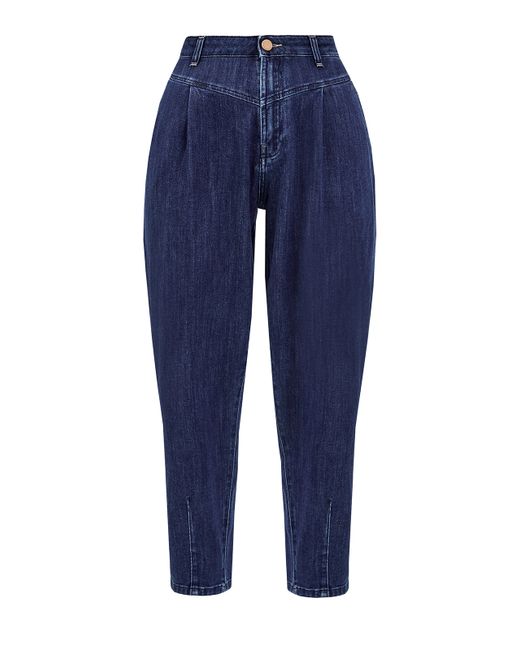 Scissor Scriptor Окрашенные вручную джинсы Domizia с вышитым логотипом