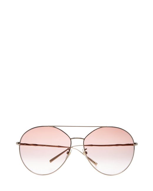 GIVENCHY (sunglasses) Очки-авиаторы с тонким двойным мостом и кристаллами Swarovski