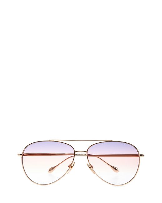 Isabel Marant(sunglasses) Очки в тонкой золотистой оправе с градиентными линзами