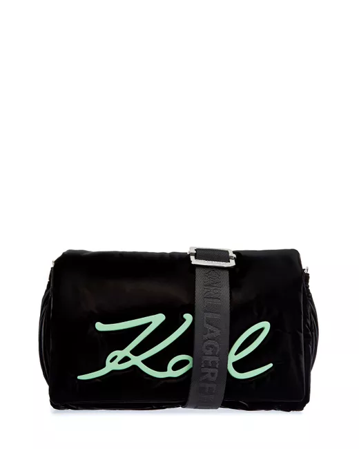 Karl Lagerfeld Объемная сумка K/Signature Soft с неоновым логотипом